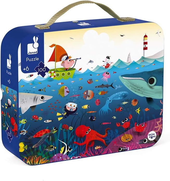 Janod Puzzle, Underwater World, 100 Pieces
