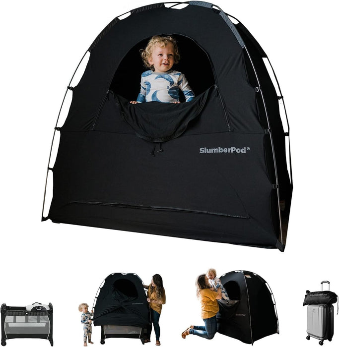 SlumberPod 3.0 Sleep Canopy, Black/Gray