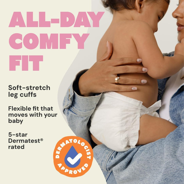 DYPER Bamboo Diapers, Size 2, 192 Ct