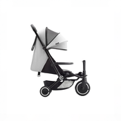 Shop SmarTrike Traveler Travel Stroller, 2024, Everest Grey/White at GoodBuy Gear