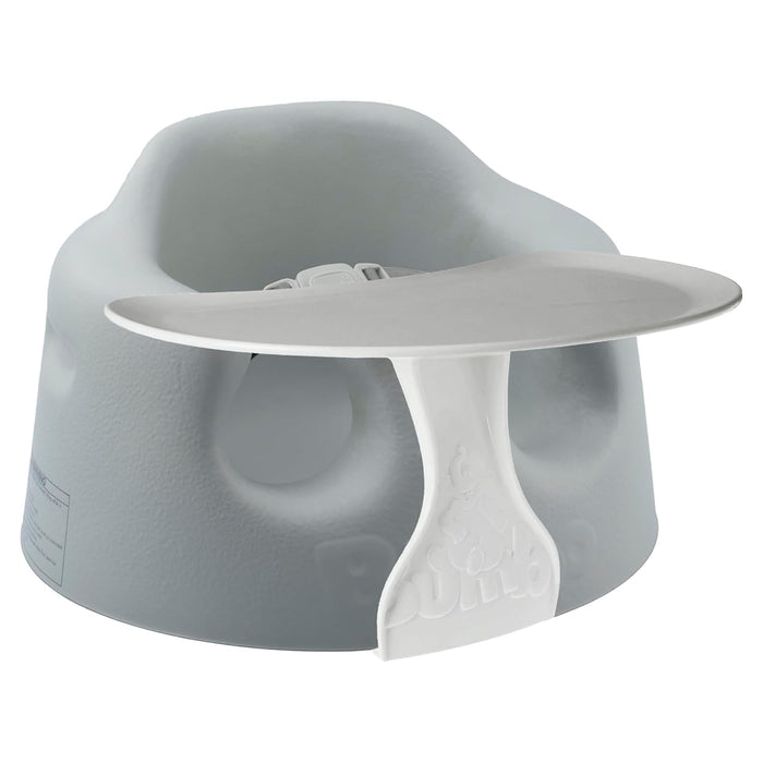 Bumbo Floor Seat With Play Tray, Cool Grey