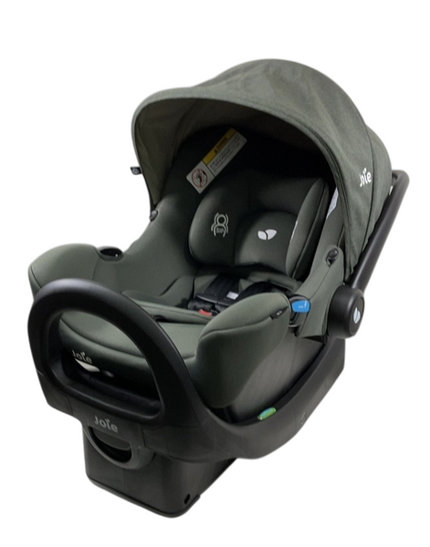 クリーニング済　☆綺麗☆　新生児OK　ジョイー　 joie　チャコールグレー Joie Rue Infant Car Seat with Base, Evergreen, 2024