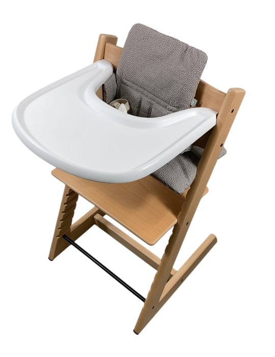 Shop Stokke Tripp Trapp Complete High Chair, Dots Grey, Natural at GoodBuy Gear