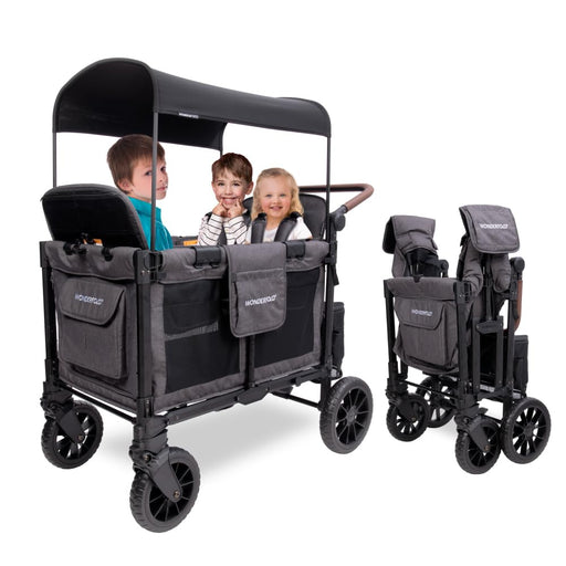 Shop Wonderfold W4 Luxe Pro Stroller Wagon, 2025, Charcoal Gray HIDDEN REPLACEMENT FOR #431748-V at GoodBuy Gear