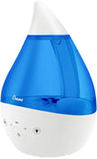 Shop Crane 4-in-1 Drop Ultrasonic Cool Mist Humidifier, Blue & White at GoodBuy Gear