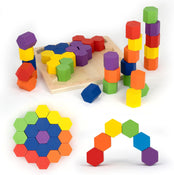 Shop Joy2b Hexablox, 39 Piece Set, ROYGBV at GoodBuy Gear