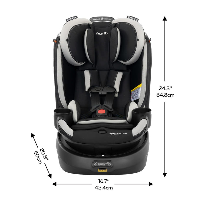Evenflo Revolve 360 Slim 2-in-1 Rotational Car Seat Without SensorSafe, 2025, Salem