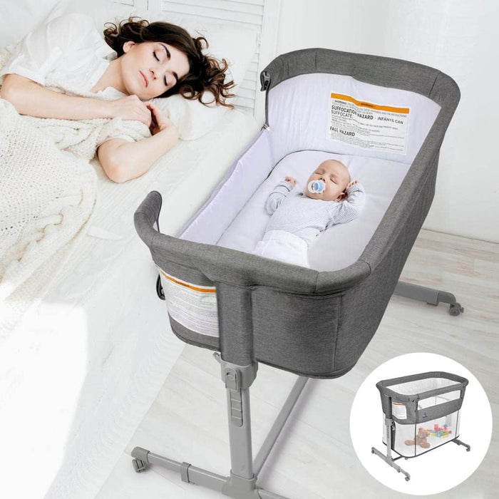 Kooler Things Koola Baby 3 In 1 Bassinet, Grey