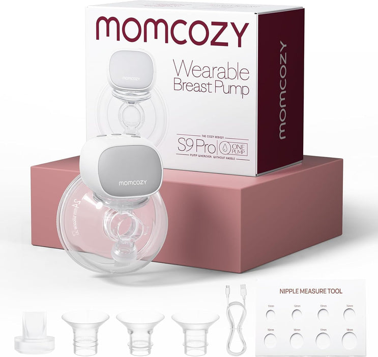 Momcozy S9 Pro Wearable Breast Pump Single, Grey