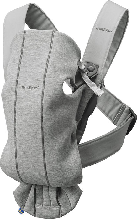 BabyBjorn Baby Carrier Mini, Light Gray 3D Jersey