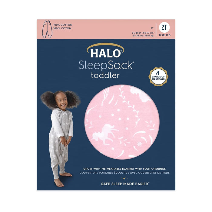 Halo Toddler SleepSack Wearable Blanket, 0.5, 12-24 Months, Cotton, Folklore