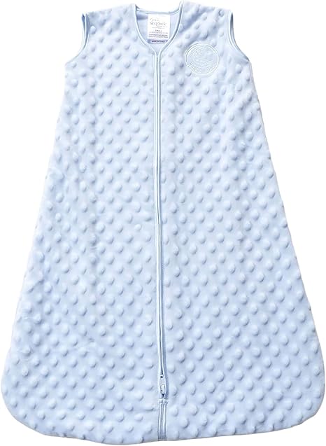 Halo Sleepsack Plushy Dot Velboa, Blue, Small