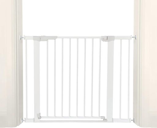 Shop Dreambaby Infinity Baby Gate for Stairs & Doorways w/Wide Walk-Thru Door, White at GoodBuy Gear