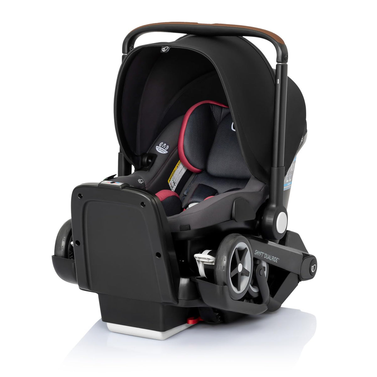 Evenflo Shyft Dual Ride Infant Car Seat Stroller Combo, 2024, Sylva Pi