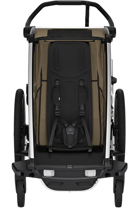 Thule Chariot Cross Bike Trailer Stroller 2 Seat, 2024, Faded Khaki