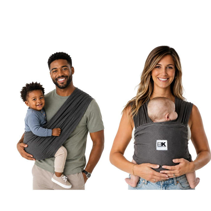 Shop Baby K'tan Baby Carrier, Medium, Charcoal, Breeze at GoodBuy Gear