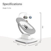 Shop UPPAbaby Mamaroo Smart Swing, Stella (Grey Melange) at GoodBuy Gear