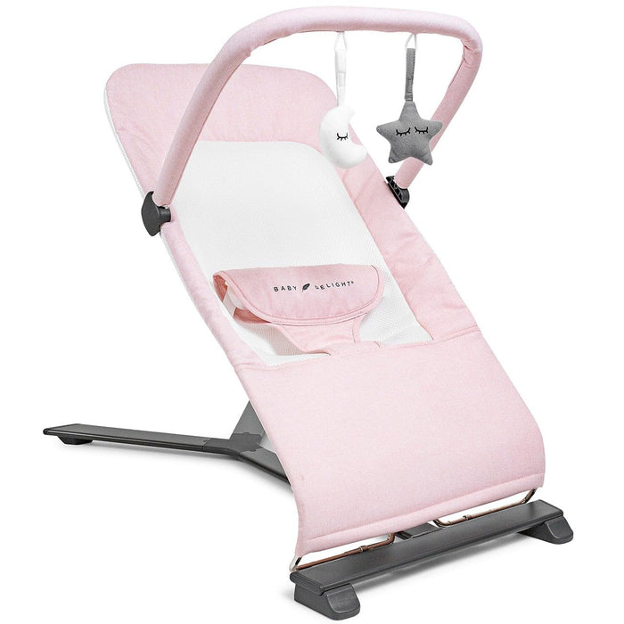 Baby Delight Alpine Deluxe Portable Bouncer, Peony Pink