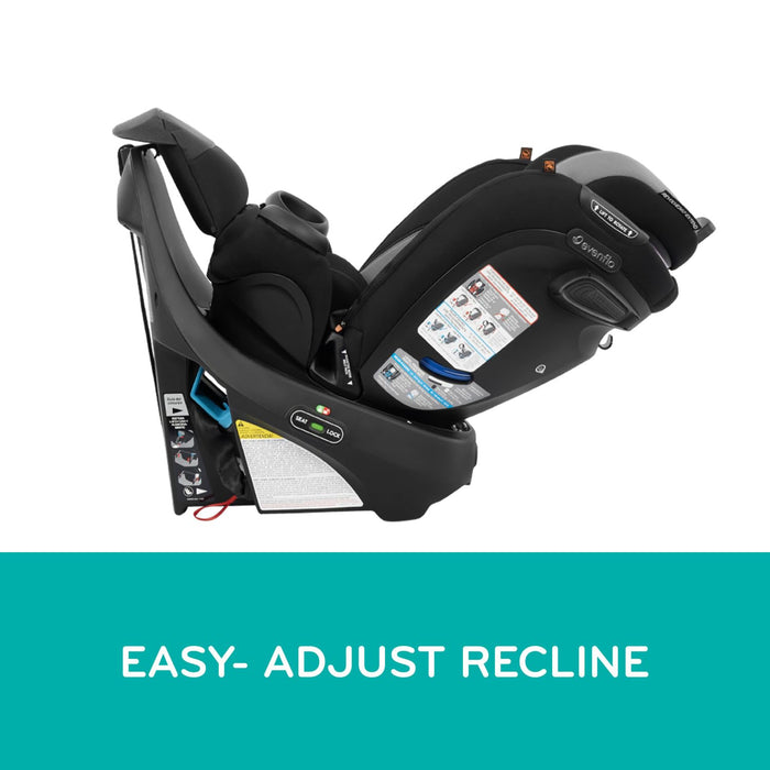 Shop Evenflo Revolve 360 Extend All-in-One Rotating Car Seat with Quick Clean Cover, Revere Gray, 2025 at GoodBuy Gear