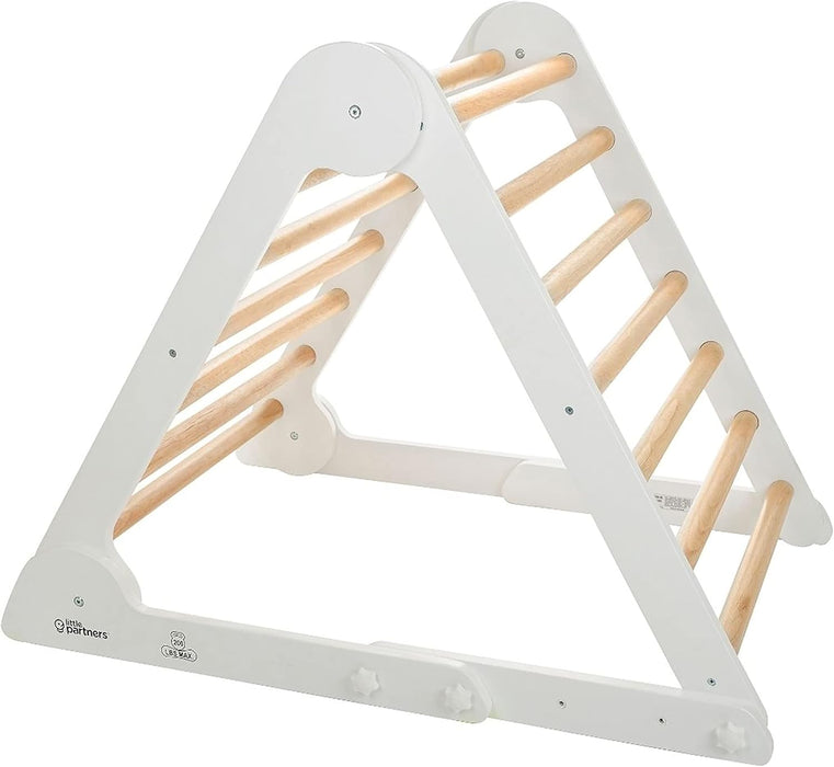 Little Partners Learn 'N Climb Triangle, Soft White with Natural