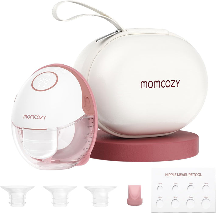 Momcozy Mobile Style Hands-free Breast Pump | M6, Cozy Red