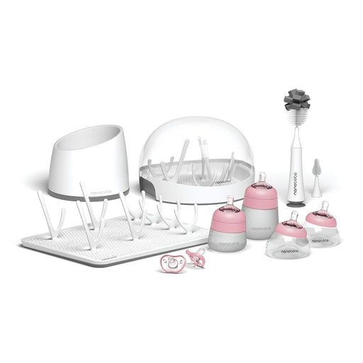 Shop Nanobébé Ultimate Newborn Baby Bottle Feeding Set, Pink at GoodBuy Gear