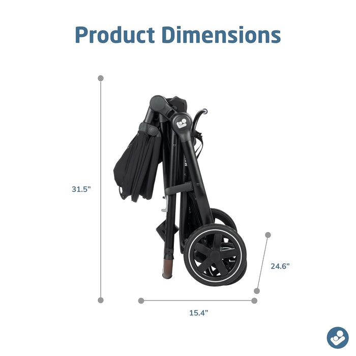 Shop Maxi-Cosi Zelia2 Luxe Stroller Only, 2025, New Hope Black at GoodBuy Gear