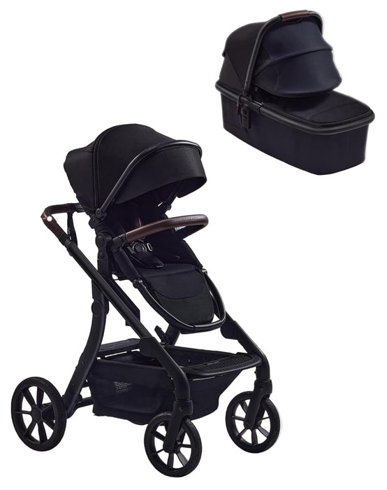 Momcozy ChangeGO Baby Stroller, Black, 2025