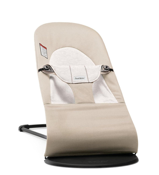 BabyBjorn Bouncer Balance, Khaki/Beige, Light Gray Frame