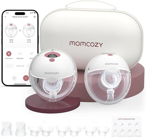 Shop Momcozy All-in-one M5 Double Wearable Breast Pump, Quill Grey at GoodBuy Gear