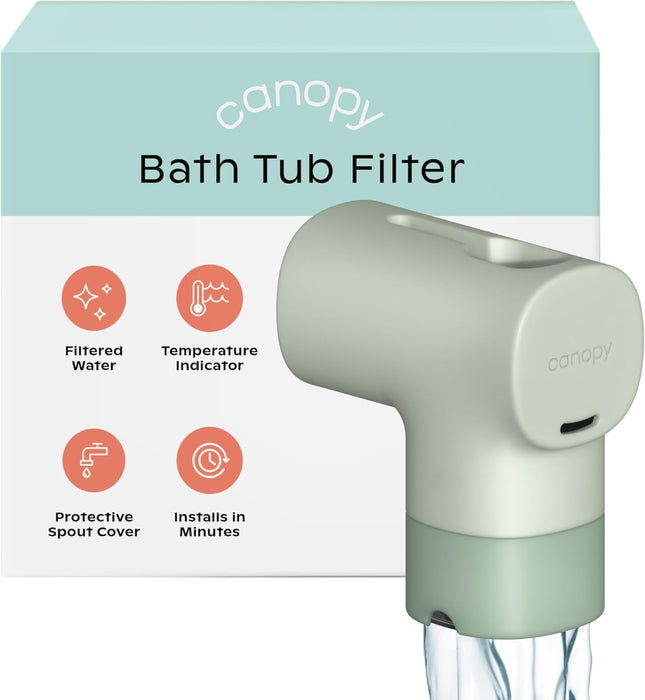 Canopy Bath Tub Filter, Jade