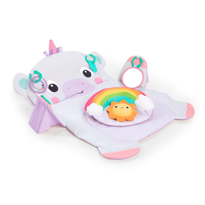 Bright Starts Tummy Cruiser Prop and Play Activity Mat, Unicorn