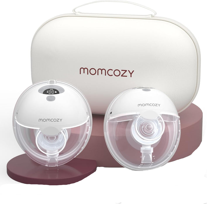 Momcozy All-in-one M5 Double Wearable Breast Pump, Quill Grey