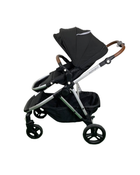 secondhand Mockingbird Single to Double 2.0 Stroller, Silver with Penny Leather, Watercolor Drops, Black, 2023