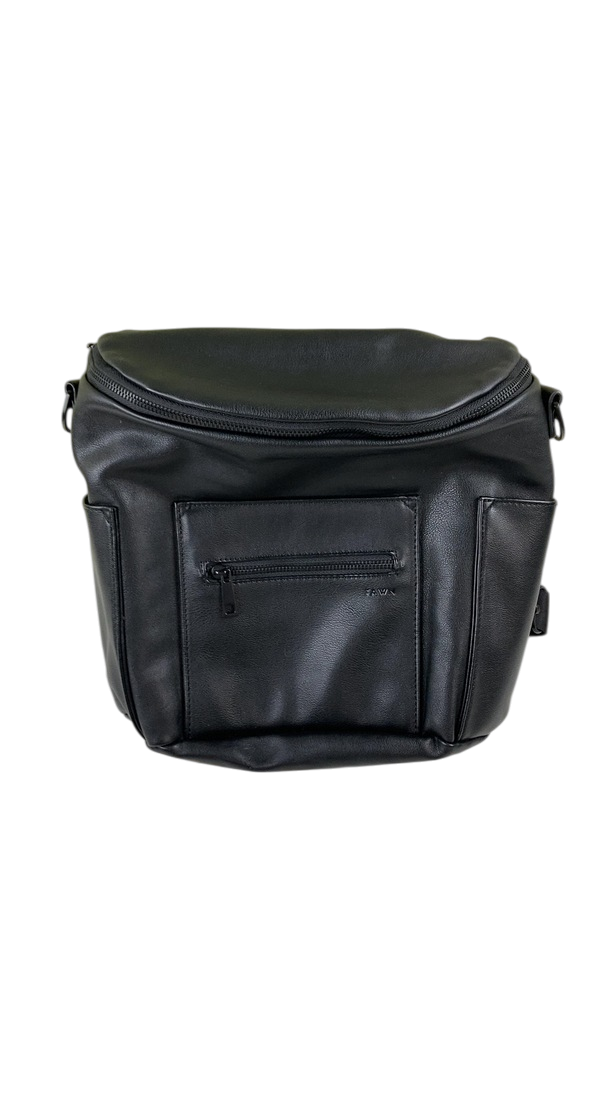 Fawn- The mini black The Original Diaper Bag Bundle - Black – Fawn Design main image 4