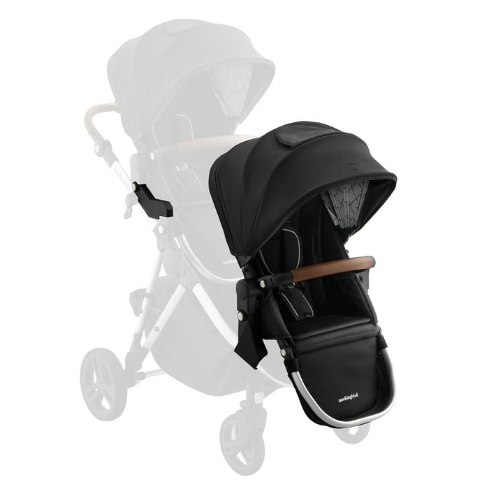 Shop Mockingbird 2nd Seat Kit 3.0, Black Windowpane, Charcoal with Penny Leather at GoodBuy Gear