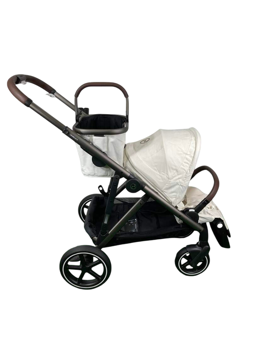 Shop Cybex Gazelle S Modular Stroller, 2023, Seashell Beige, Taupe Frame at GoodBuy Gear