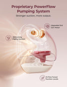 Shop Momcozy Mobile Flow Hands-Free Breast Pump M9, Cozy Red, Double at GoodBuy Gear
