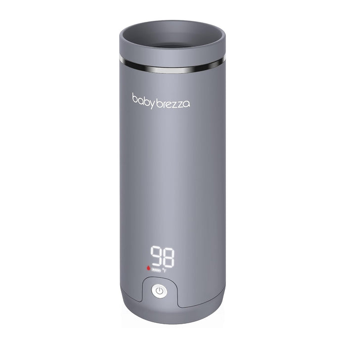 Baby Brezza Super Fast Portable Bottle Warmer, Gray