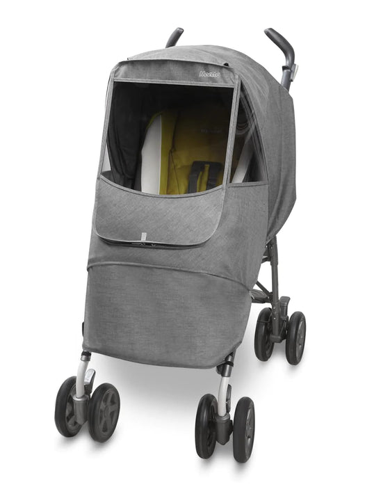 Shop Manito Melange Alpha Stroller Weather Shield, Black/Gray at GoodBuy Gear