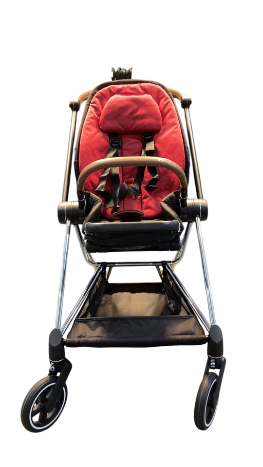 Shop Cybex MIOS Stroller, 2019, Chrome With Black Details, True Red at GoodBuy Gear
