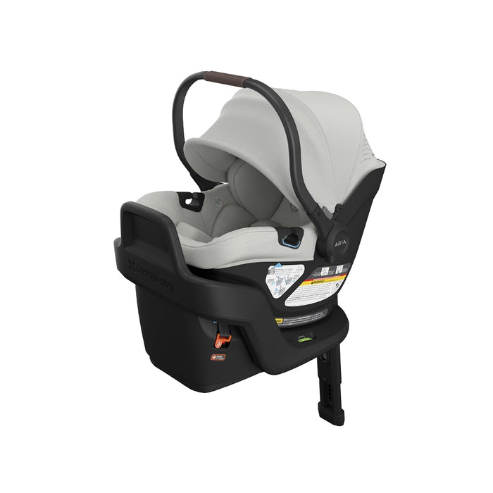 UPPAbaby Aria V2 Infant Car Seat, 2025, Savannah (Pearl Gray Mélange/Chestnut Leather)