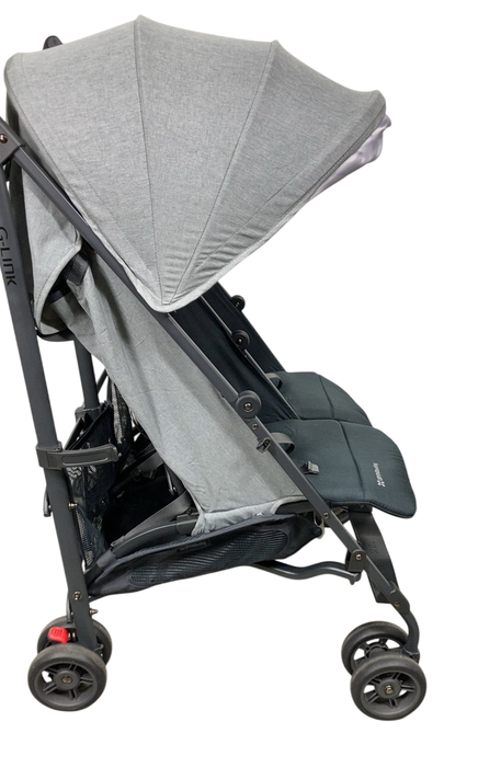 Shop UPPAbaby G-Link V2 Double Stroller, 2022, Greyson (Charcoal Melange) at GoodBuy Gear