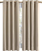 Shop Ricardo Trading Ultimate Grommet Shorty Blackout Panel Curtain, 56"x36", Putty at GoodBuy Gear