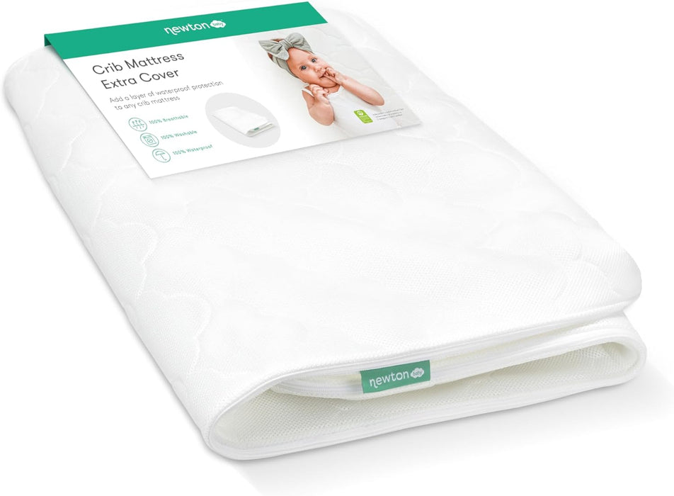 Newton Crib Mattress Protector, Cloud