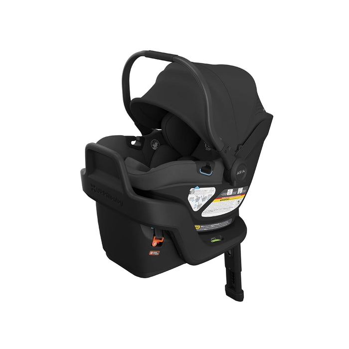 UPPAbaby Aria V2 Infant Car Seat, 2025, Jake (Charcoal/Black Leather)
