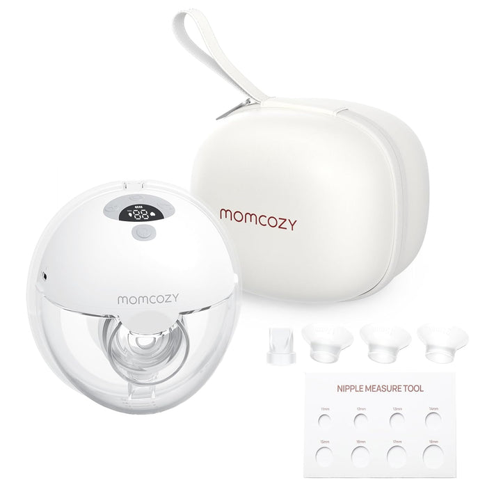 Momcozy M5 Single Wearable Breast Pump, Quill Grey