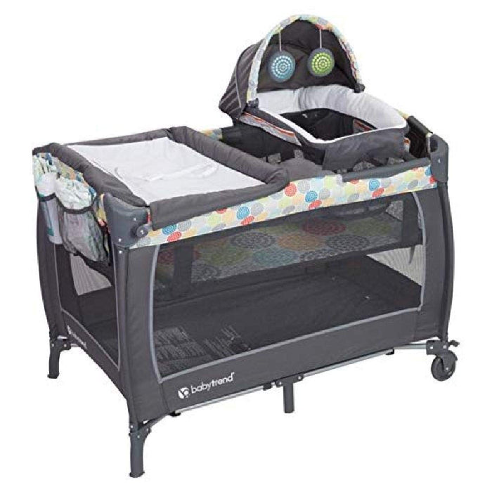 Baby Trend Lil Snooze Deluxe II Nursery Center, Funfetti