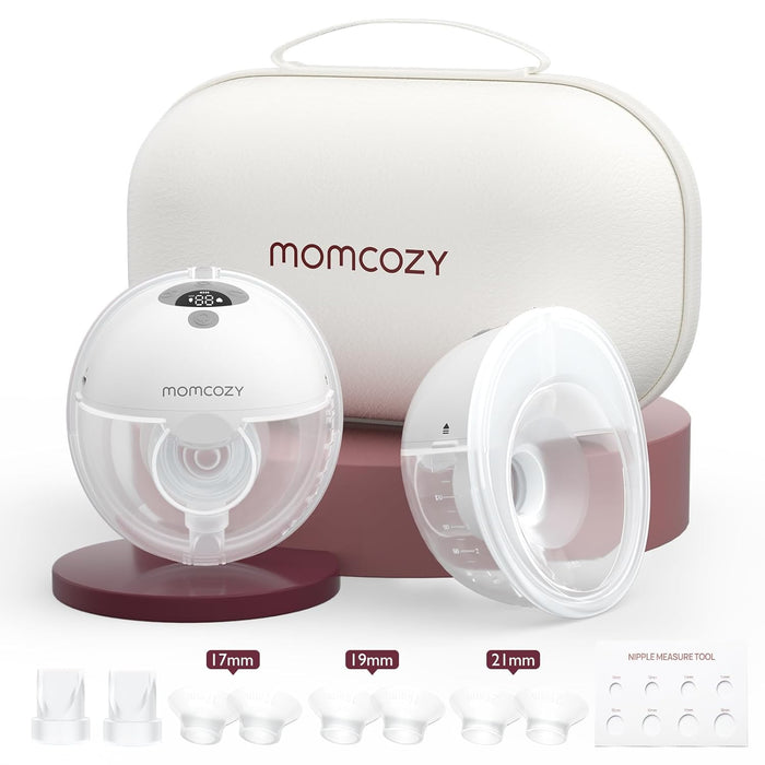Momcozy All-in-one M5 Double Wearable Breast Pump, Quill Grey
