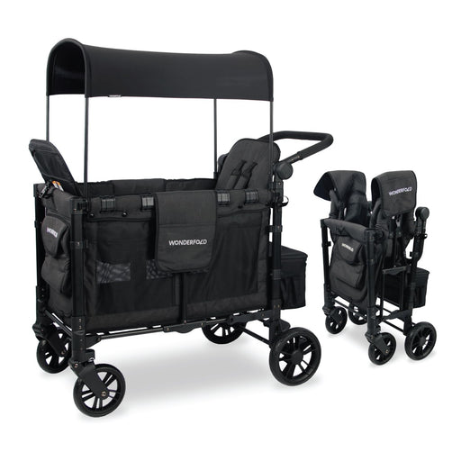 Shop Wonderfold W2 Elite Multifunctional Stroller Wagon, 2026, Volcanic Black at GoodBuy Gear